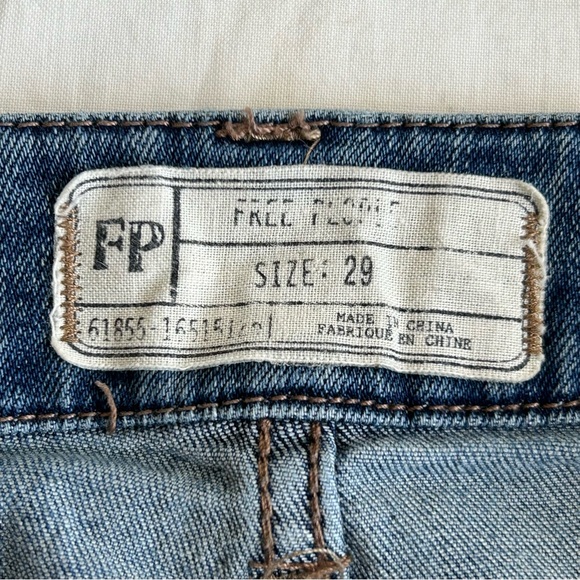 Free People Through the Woods Blue Jean Overalls - Picture 10 of 15